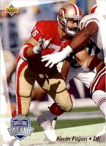 1992 Upper Deck NFL Experience #49 Kevin Fagan