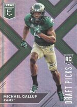 2018 Panini Elite Draft Picks #142 Michael Gallup
