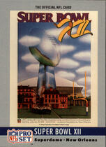 1990 Pro Set Theme Art #12 Super Bowl XII