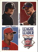 2000 Fleer Tradition Glossy #6 NL Avg Leaders
