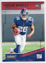 2018 Playoff Base Set #201 Saquon Barkley