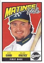 2001 Upper Deck Vintage Matinee Idols #M13 Jason Giambi