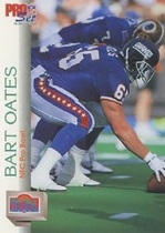 1992 Pro Set Base Set #417 Bart Oates