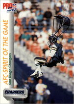 1992 Pro Set Base Set #692 San Diego Chargers