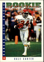 1993 Score Base Set #417 Dale Carter  ROY