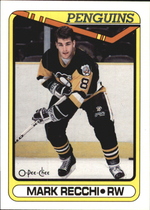 1990 O-Pee-Chee OPC Base Set #280 Mark Recchi