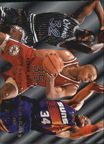 1994 Fleer Team Leaders #7 Charles Barkley|Shaquille O'Neal|Clarence Weatherspoon
