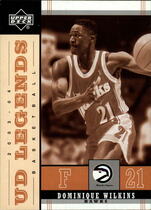2003 Upper Deck Legends Throwback #1 Dominique Wilkins