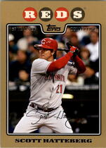 2008 Topps Gold Border #316 Scott Hatteberg