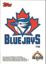 2001 Topps Opening Day Stickers #30 Toronto Blue Jays