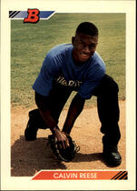 1992 Bowman Base Set #86 Calvin Reese