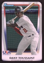 2011 Bowman Draft Prospects #BDPP108 Dany Toussaint