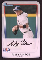 2011 Bowman Draft Prospects #BDPP109 Riley Unroe