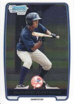 2012 Bowman Chrome Prospects #BCP22 Claudio Custodio