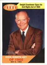 2009 Topps Heritage News Flashbacks #NF4 Civil Rights Act Of