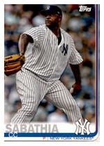 2019 Topps New York Yankees #NY-9 Cc Sabathia