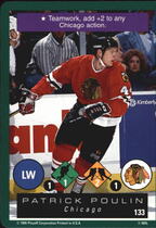 1995 Playoff One On One #133 Patrick Poulin