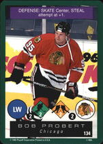 1995 Playoff One On One #134 Bob Probert