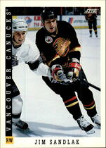 1993 Score Canadian #397 Jim Sandlak