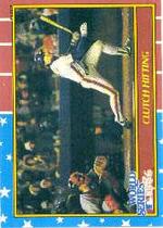 1987 Fleer World Series #4 Gary Carter