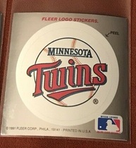 1991 Ultra Team Stickers #NNO Minnesota Twins