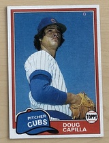 1981 Topps Base Set #136 Doug Capilla