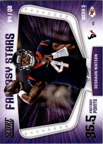 2018 Score Fantasy Stars #8 Deshaun Watson