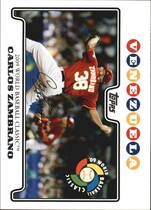 2008 Topps Update World Baseball Classic Preview #WBC12 Carlos Zambrano