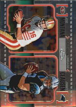 2010 Topps Chrome Gridiron Lineage #CGL-MC Jimmy Clausen|Joe Montana