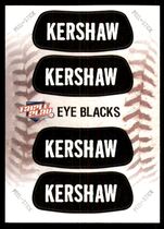 2013 Panini Triple Play Eye Black #10 Clayton Kershaw