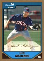 2007 Bowman Prospects Gold #BP27 Daniel Matienzo