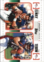 2010 Topps Gridiron Lineage #GL-ET John Elway|Tim Tebow