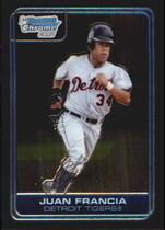 2006 Bowman Chrome Prospects #BC66 Juan Francia