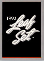 1992 Leaf Base Set #528 Leaf Card