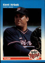 1987 Fleer Mini #57 Kent Hrbek