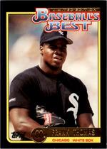 1992 Topps McDonalds Baseballs Best #25 Frank Thomas