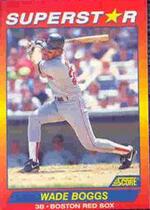 1992 Score 100 Superstars #30 Wade Boggs