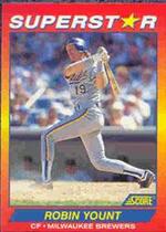 1992 Score 100 Superstars #84 Robin Yount