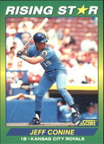 1992 Score 100 Rising Stars #21 Jeff Conine