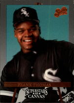 1993 Studio Superstars on Canvas #6 Frank Thomas
