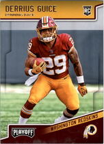 2018 Playoff Base Set #221 Derrius Guice