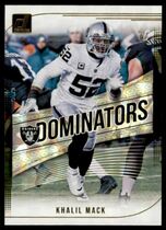 2018 Donruss Dominators #D-24 Khalil Mack