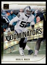 2018 Donruss Dominators #24 Khalil Mack