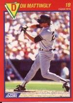1990 Score 100 Superstars #10 Don Mattingly