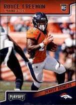 2018 Playoff Base Set #224 Royce Freeman