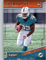 2018 Playoff Base Set #234 Kalen Ballage