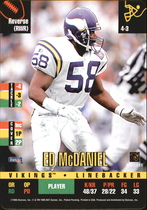 1995 Donruss Red Zone #173 Ed McDaniel