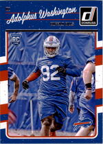 2016 Donruss Base Set #302 Adolphus Washington