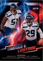 2018 Playoff Thunder & Lightning #14 Bruce Irvin|Earl Thomas