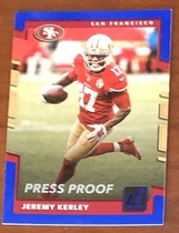 2017 Donruss Press Proof Blue #125 Jeremy Kerley